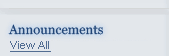 Announcements